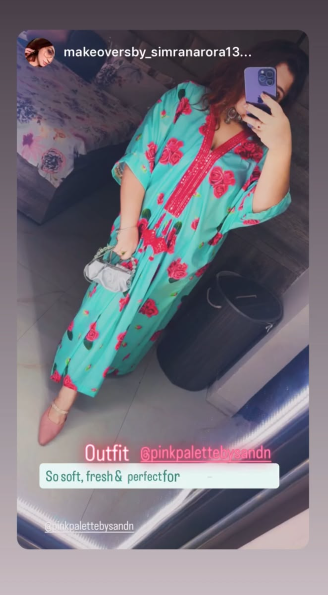 A Pink Palette by Neha piece styled by a customer